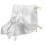 4Pairs Aluminum Foil Welding Shoe Protector Covers Silver Durable Use 1