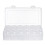 2Sets Practical White Plastic Bottle Container with 18 Compartments 2