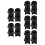 20Pièces Pièces De Rechange Noires Pour Accessoires Shooter 3