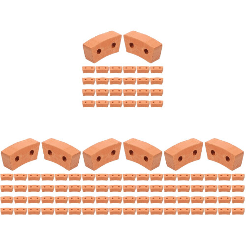 120Pièces Mini En Terre Cuite Khaki Pour Miniatures 1