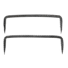 2Pièces Menuiserie Acier Double Pointe Fixation Renforcée