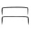 2Pièces Menuiserie Acier Double Pointe Fixation Renforcée 1