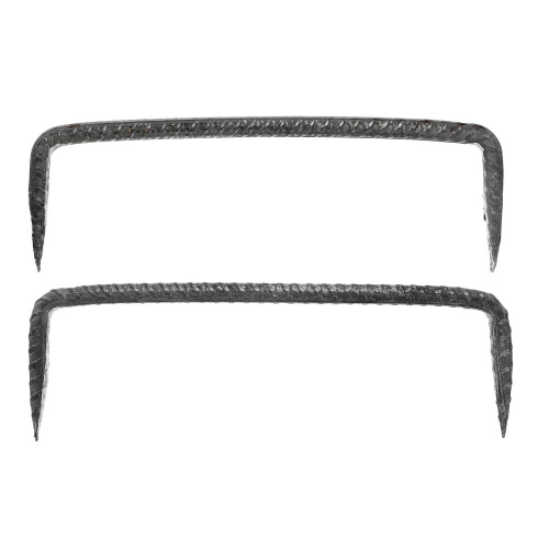 2Pièces Menuiserie Acier Double Pointe Fixation Renforcée