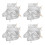 4Pairs Aluminum Foil Welding Shoe Protector Covers Silver Durable Use 5