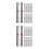 20Pièces Règle Couture ABS Aluminium Mesure Multicouleur 4
