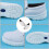 2Paires Chaussures De Hommes Blanches Respirant PU 8