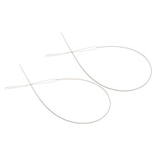 10Pièces Aiguilles Big Eye Pour Perles En Fer Argenté Usage Couture