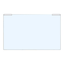 2Pièces Couverture Écran Transparente Anti- Pour TV Et Pièce