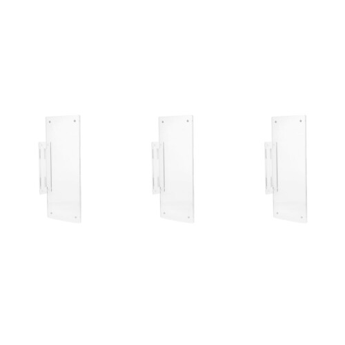 3Pièces Signes Acryliques Transparente Double Face Usage 2