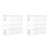 2Pièces Boîte De Rangement Transparente Pour Voitures Miniatures 1:64 5