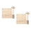 2Ensembles Planches De Blocage Robustes Pour Tricot Crochet Khaki 9