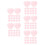 150Pièces Perles Quartz Rose Accessoires DIY 7