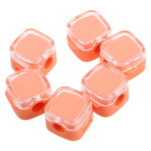 24Pièces Porte-Câbles Orange Support Fixation Sans Résidu