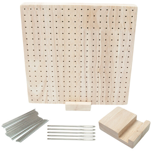 2Ensembles Planches De Blocage Robustes Pour Tricot Crochet Khaki 2