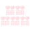 150Pièces Perles Quartz Rose Accessoires DIY 6