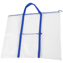 5Pièces Sac À Dessin Bleu Résistant En PVC Pour Stockage D'oeuvres