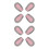 8Pièces Décorations DIY Feutrine Laine Oreilles Lapin Gris 9
