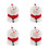 4Ensembles Vêtements Noël Bonnet Écharpe Décoratif 7