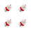 4Ensembles Vêtements Noël Bonnet Écharpe Décoratif 5