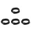 4Pièces Tuyau Silicone Noir Flexible Pour Usage Brassage 8