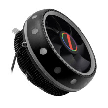 3Pièces Ventilateurs Refroidissement CPU Pièce Aluminium Noir Durable