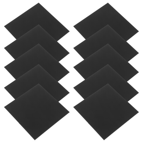 50Pièces Plaque Noire 2Mm Pour Bricolage Photo 2
