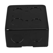 5Pièces Boîte Électrique De Sol Noir Durable Pour Outils