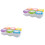 12Pièces Récipients Purée Bébé Couvercle Transparent Multiusage 3