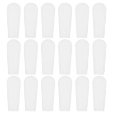 100Pièces Manchons Silicone Blancs Antidérapants Pour Griffe De Jeu