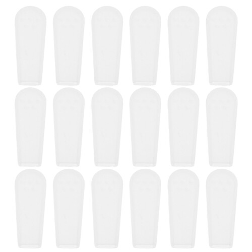 100Pièces Manchons Silicone Blancs Antidérapants Pour Griffe De Jeu