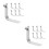 20Pièces Clips De Antikick Acier Pour Gestion Bétail Argent 7