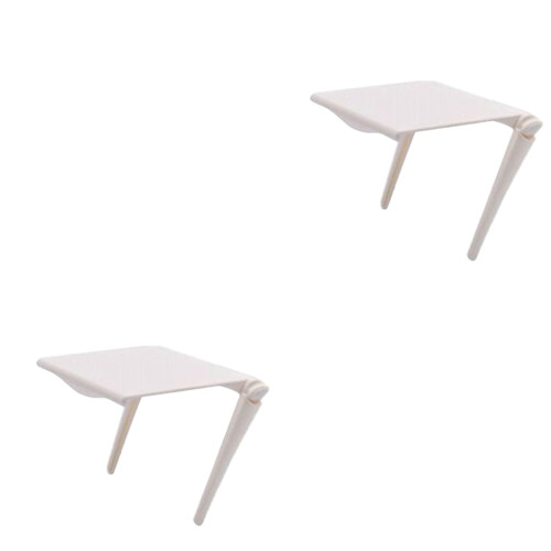 2Pièces Rack De Rangement Multifonction Pour Écran Pièce Bureau 2
