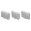 90Pièces Étiquettes Rectangle Acier Inoxydable Pour Gravure 9