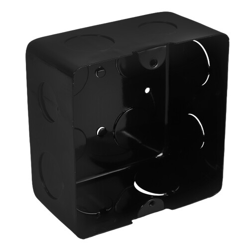 5Pièces Boîte Électrique De Sol Noir Durable Pour Outils 2
