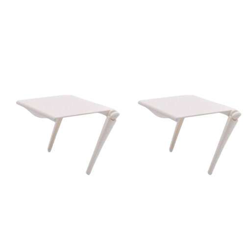 2Pièces Rack De Rangement Multifonction Pour Écran Pièce Bureau 1
