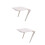 2Pièces Rack De Rangement Multifonction Pour Écran Pièce Bureau 7