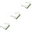3Pièces Collier Harmonica 24 Trous Vert Robuste Et Ajustable 5