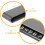 1Ensemble Plaque Double Contact Aluminium Gris Pratique 7