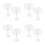 8Pcs Compact White Plastic Pickle Press Plates for Home Fermentation 8
