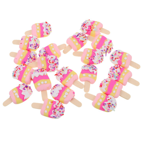80Pièces Cabochons Sucrés Multicolores Pour Barrette Scrapbooking 1