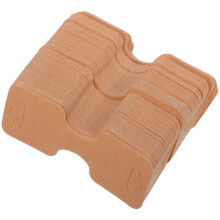 100Pièces Cartes Suspendues Papier Kaki Élégantes Pour Colliers
