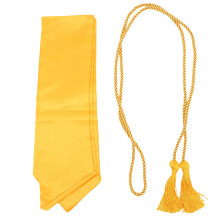 4Pièces Écharpe Plain De Graduation Finitions Soignées Unisexe