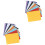 200Pièces Enveloppes Mini Papier Coloré Pour Invitations Classiques 7