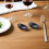 2Pièces Repose-Baguettes Céramique Noir Stable Facile À 4