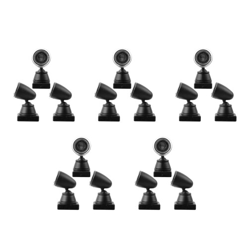 15Pièces Spots Miniatures Pour Décor De Village Maquette DIY 2