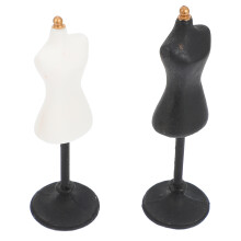 10St Kleine Resin Poppenstand Gekleurd Kleding Display Rack