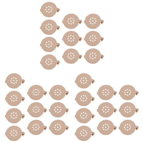 30Pièces Bases Broche Dorées DIY Accessoires Pratiques Pour 2