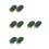 8Pièces Panier Filet Pliable Vert Olive PU Pour Crustacés 4