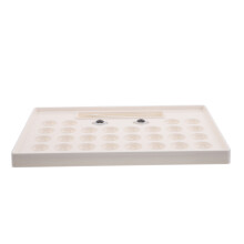4St Lens Display Organizer Beige Kunststof Box Voor Lens Opslag