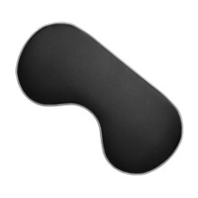2St Ademend Oogmasker Zwart Warm & Koel Voor Comfortabel Slapen